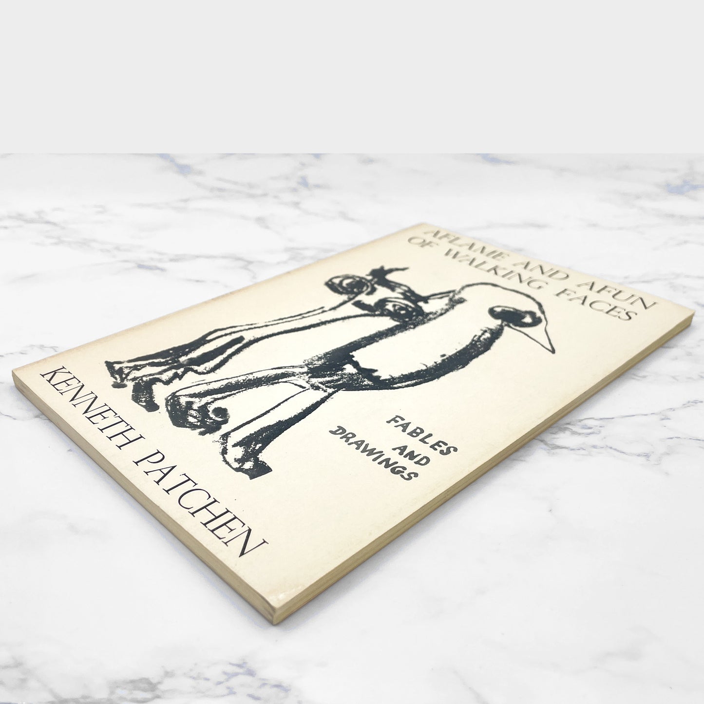 Aflame and Afun of Walking Faces: Fables & Drawings by Kenneth Patchen [FIRST EDITION PAPERBACK] 1970 • New Directions