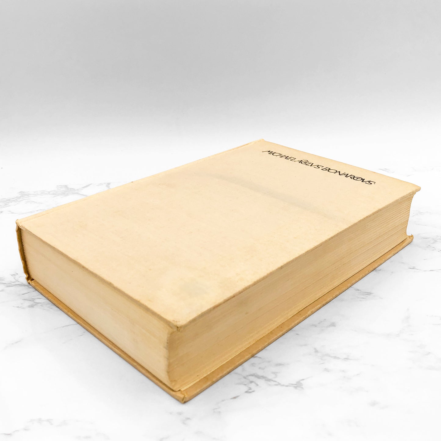 The Agony and the Ecstasy: The Biographical Novel of Michelangelo by Irving Stone [FIRST EDITION] • 1961 • Doubleday