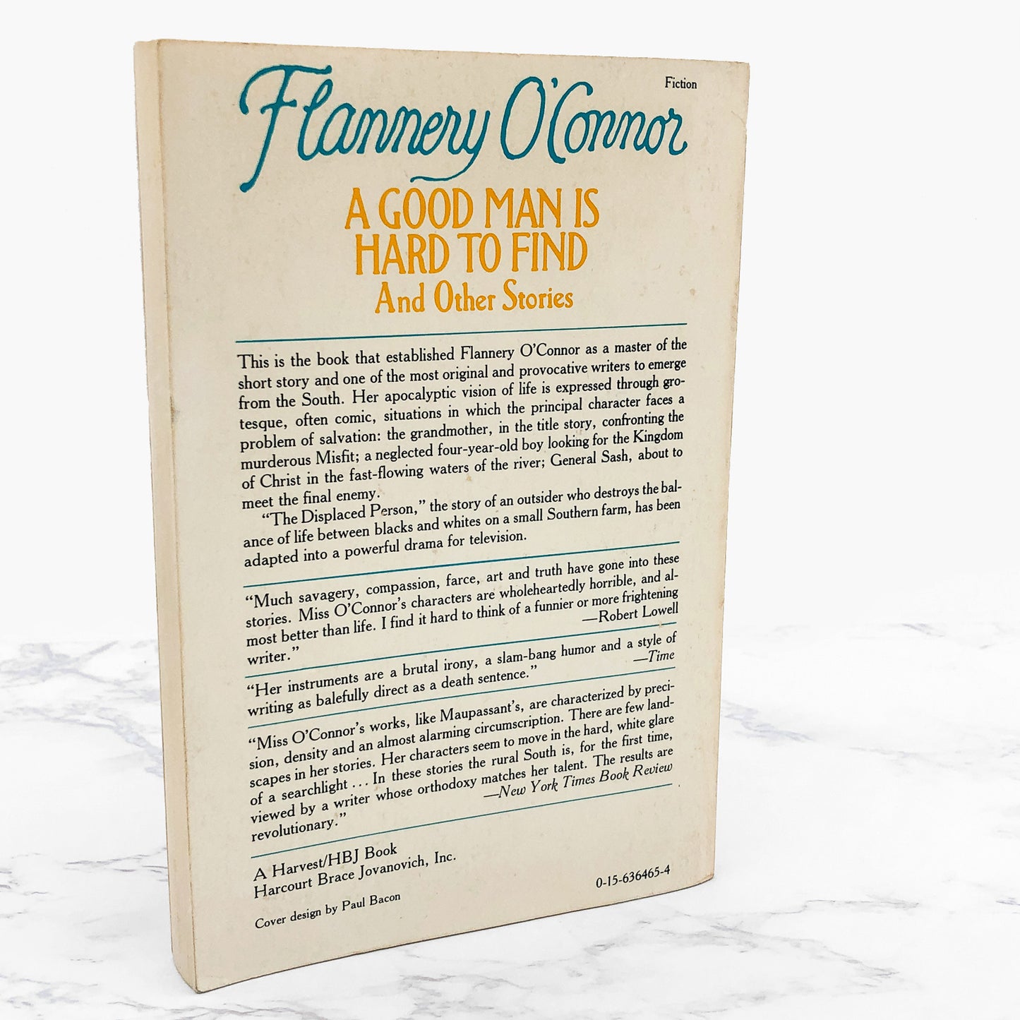 A Good Man is Hard to Find & Other Stories by Flannery O'Connor [TRADE PAPERBACK] 1977 • HBJ