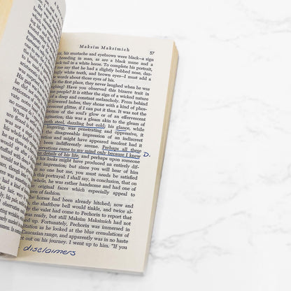 A Hero of Our Time by Mikhail Lermontov [FIRST U.S. PAPERBACK PRINTING] 1958 • Anchor