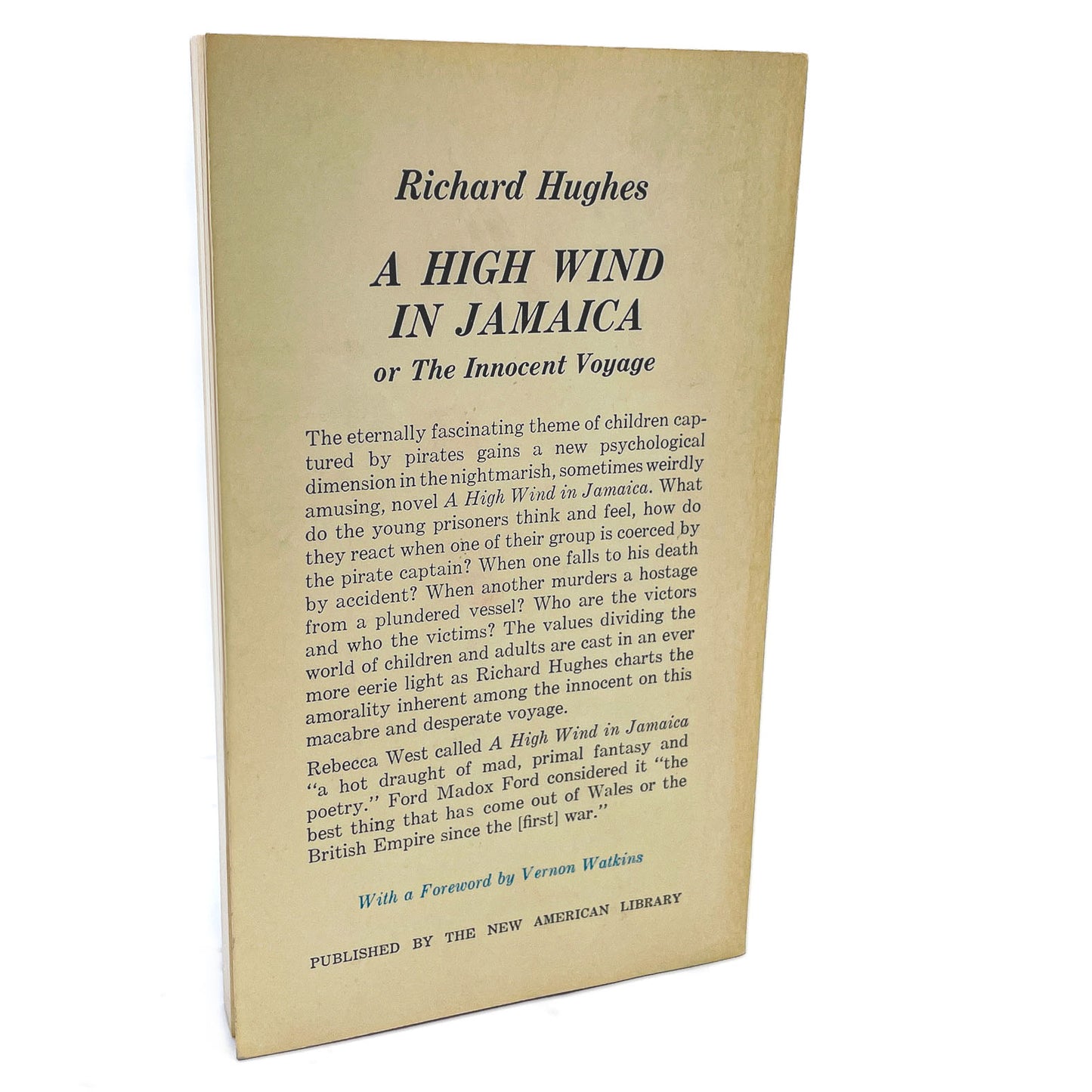A High Wind in Jamaica by Richard Hughes [1964 PAPERBACK] • Signet Classics