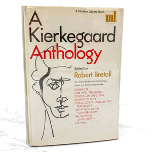 A Kierkegaard Anthology by Søren Kierkegaard [1959 HARDCOVER] The Modern Library