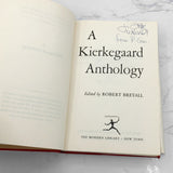 A Kierkegaard Anthology by Søren Kierkegaard [1959 HARDCOVER] The Modern Library