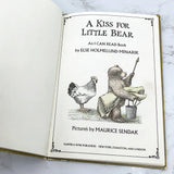 A Kiss For Little Bear [Little Bear #5] by Else Holmelund Minarik & Maurice Sendak [1968 HARDCOVER] • Harper & Row