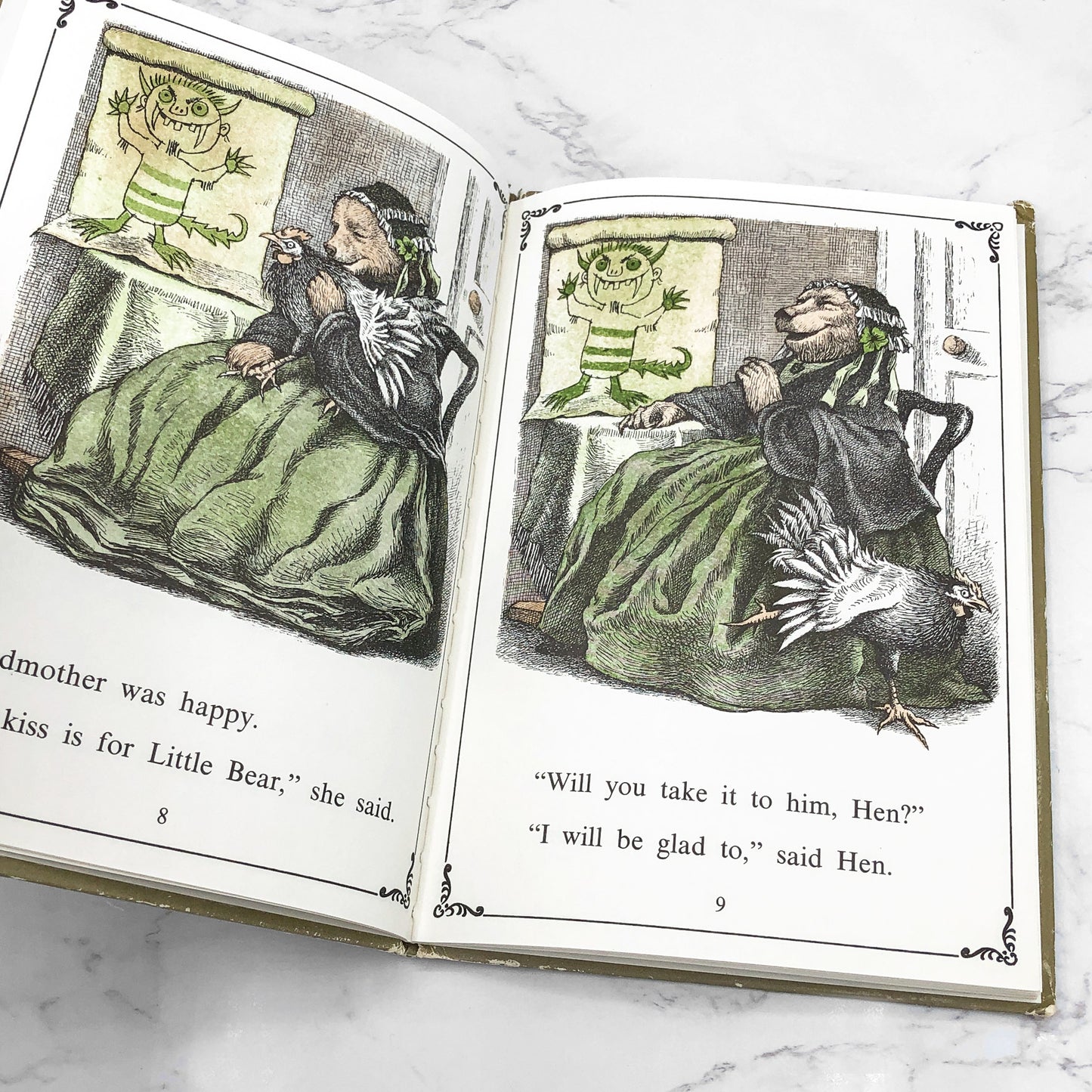 A Kiss For Little Bear [Little Bear #5] by Else Holmelund Minarik & Maurice Sendak [1968 HARDCOVER] • Harper & Row