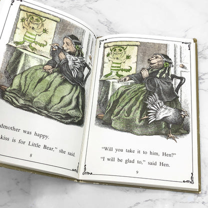 A Kiss For Little Bear [Little Bear #5] by Else Holmelund Minarik & Maurice Sendak [1968 HARDCOVER] • Harper & Row