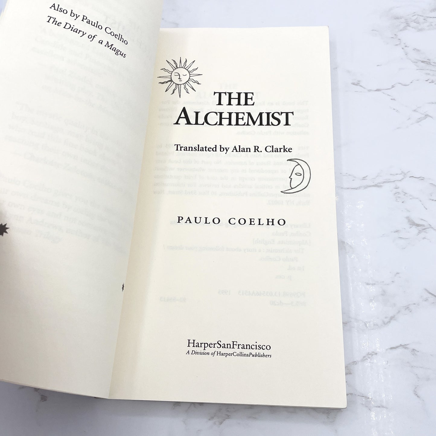 The Alchemist by Paulo Coelho [U.S. FIRST EDITION PAPERBACK] 1993 • HarperSanFrancisco • Advance Copy?