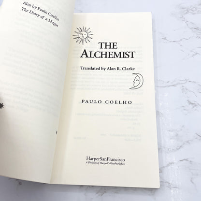 The Alchemist by Paulo Coelho [U.S. FIRST EDITION PAPERBACK] 1993 • HarperSanFrancisco • Advance Copy?