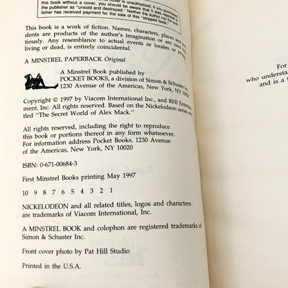 The Secret World of Alex Mack: Milady Alex by Diana G. Gallagher [1997 PAPERBACK]