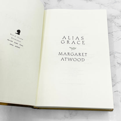 Alias Grace by Margaret Atwood [U.S. FIRST EDITION • FIRST PRINTING] 1996 • Nan A. Talese
