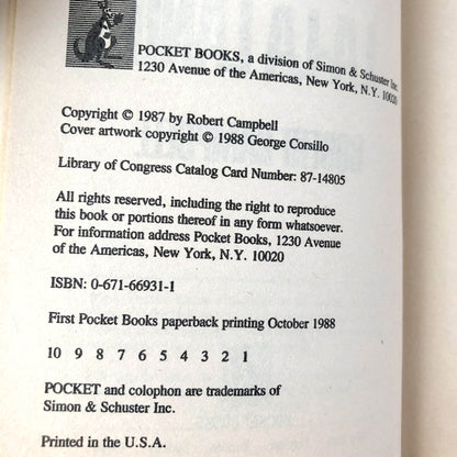 Alice in La-La Land by Robert Campbell [FIRST PAPERBACK PRINTING] 1988 • Pocket