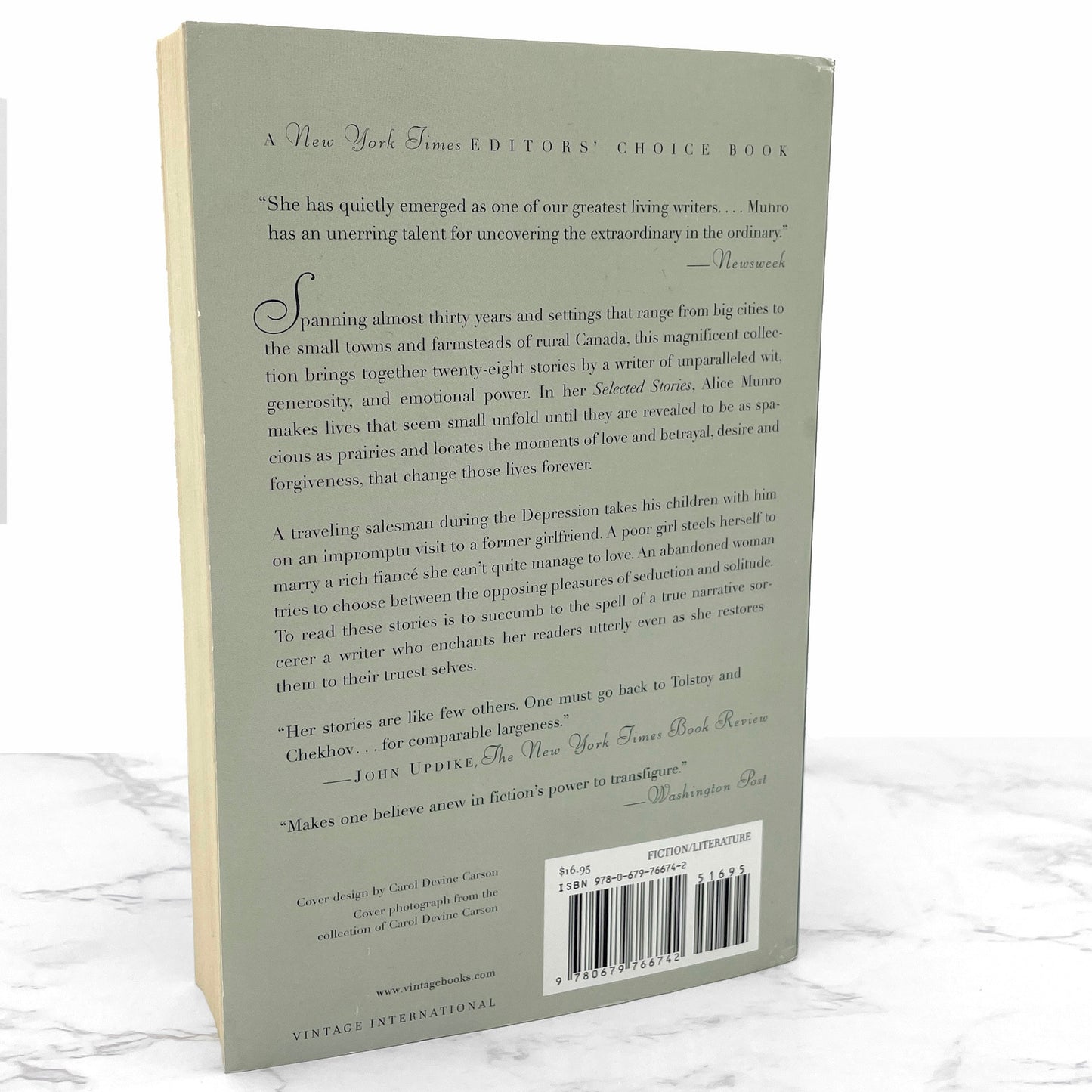 Selected Stories by Alice Munro [FIRST PAPERBACK EDITION] 1997 • Vintage