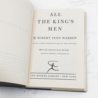All the King's Men by Robert Penn Warren [ANTIQUE HARDCOVER] 1953 • The Modern Library