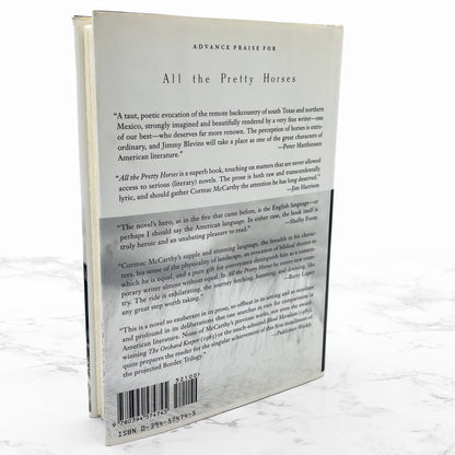 All the Pretty Horses by Cormac Mccarthy [FIRST EDITION] 1993 • 22nd Printing • Knopf