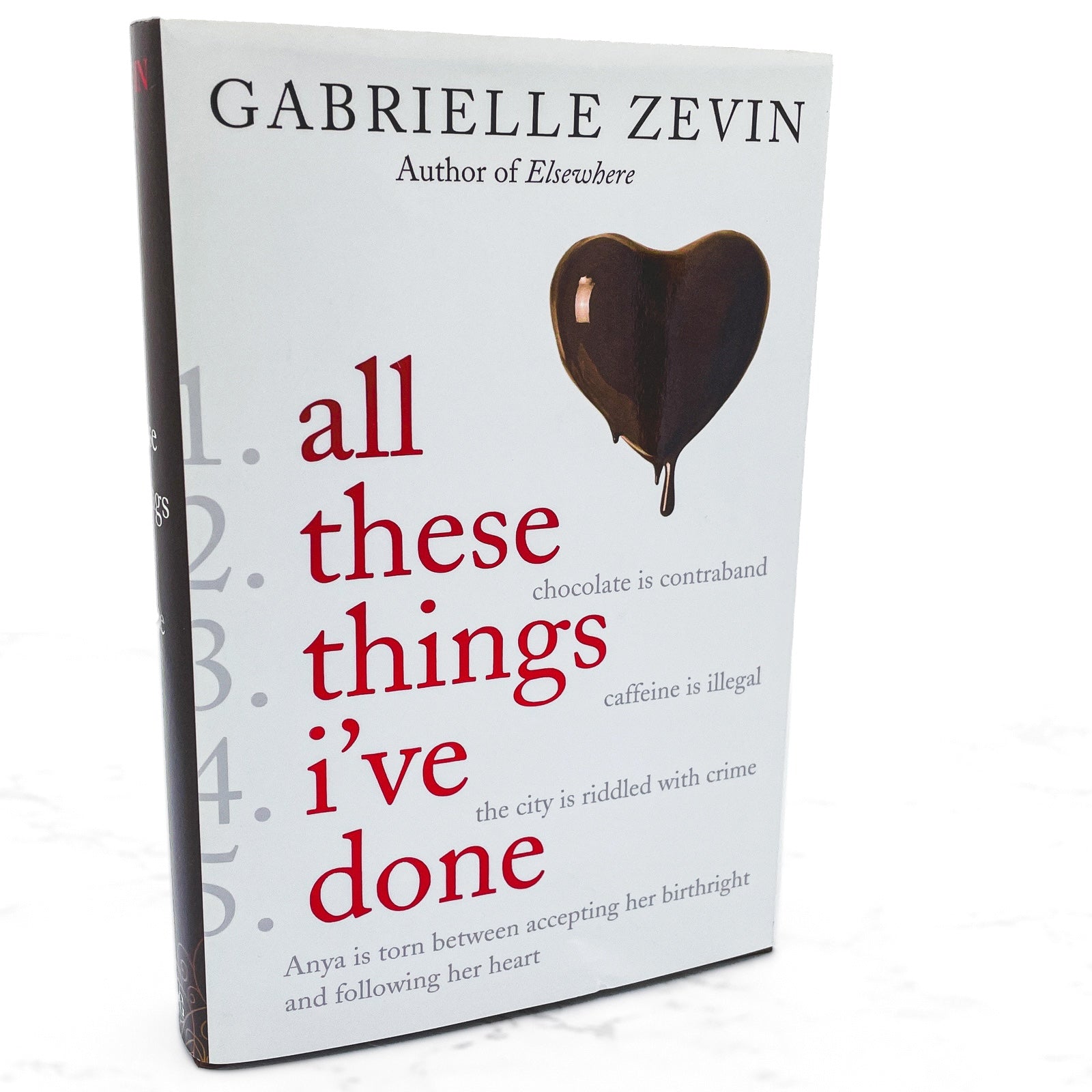 All These Things I've Done by Gabrielle Zevin SIGNED! [FIRST