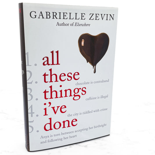 All These Things I've Done by Gabrielle Zevin SIGNED! [FIRST EDITION • FIRST PRINTING] 2011 • FSG