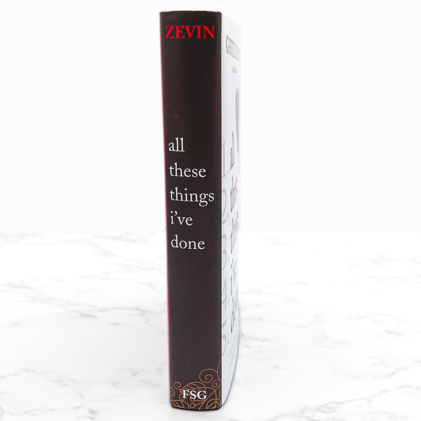 All These Things I've Done by Gabrielle Zevin SIGNED! [FIRST EDITION • FIRST PRINTING] 2011 • FSG