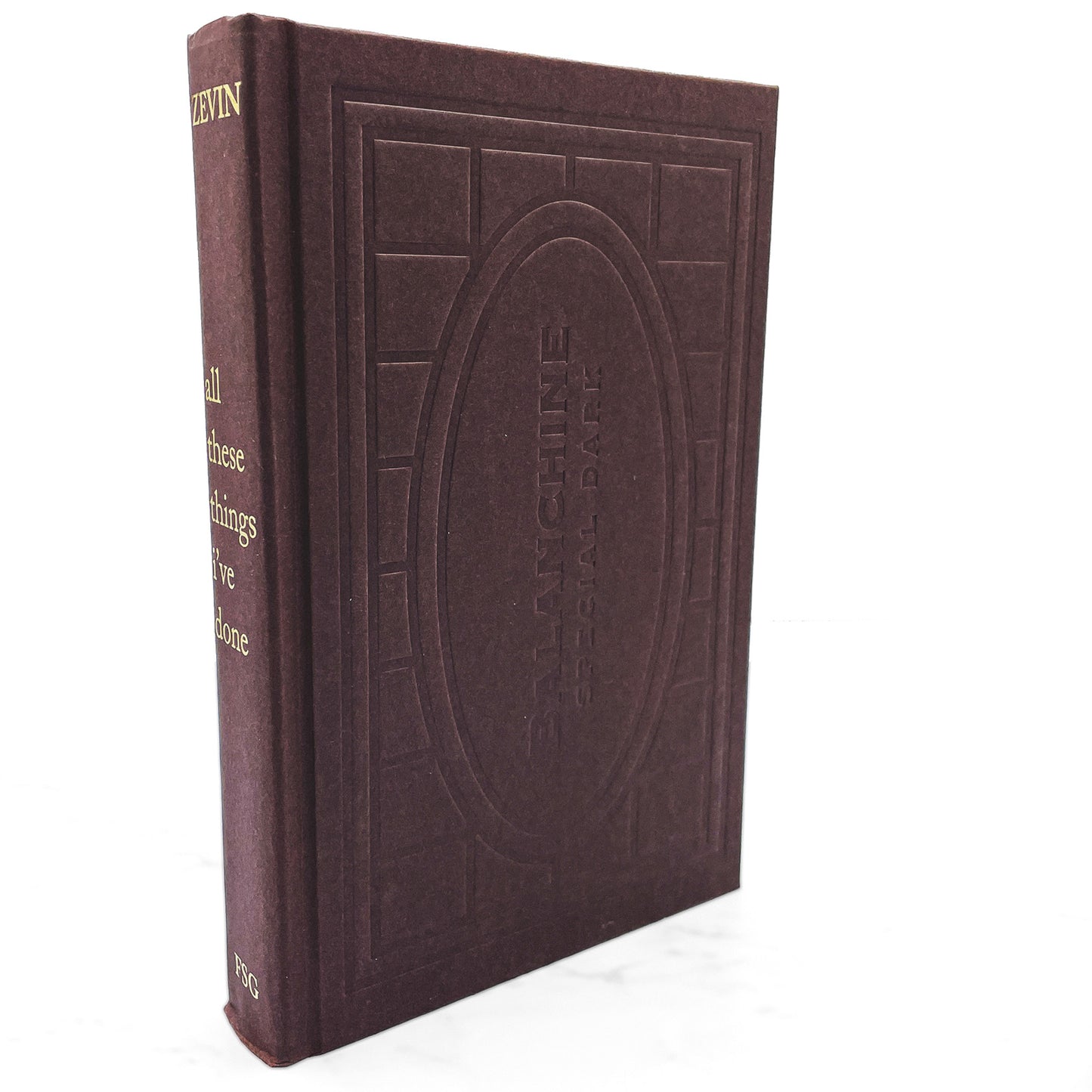 All These Things I've Done by Gabrielle Zevin SIGNED! [FIRST EDITION • FIRST PRINTING] 2011 • FSG