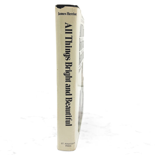 All Things Bright and Beautiful by James Herriot [FIRST EDITION • FIRST PRINTING] 1974 • St. Martin's