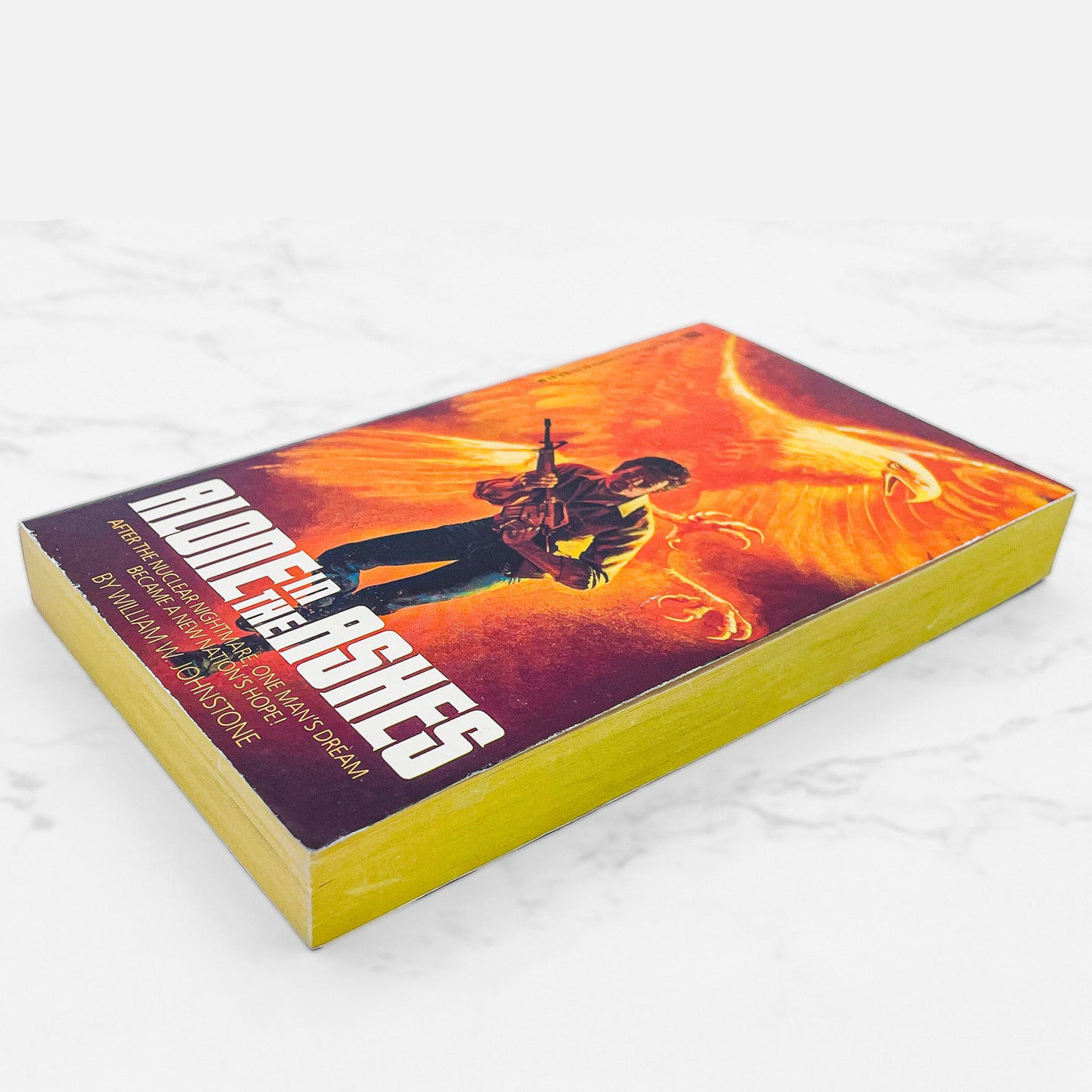 Alone in the Ashes by William W. Johnstone [FIRST EDITION PAPERBACK] 1985 • Zebra