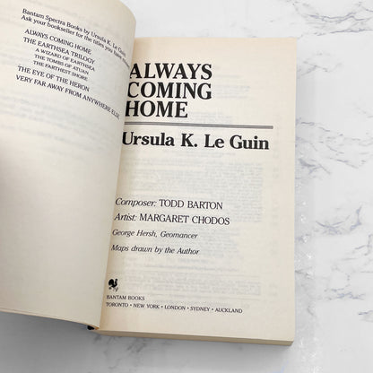 Always Coming Home by Ursula K. Le Guin [FIRST PAPERBACK EDITION] 1987 • Bantam