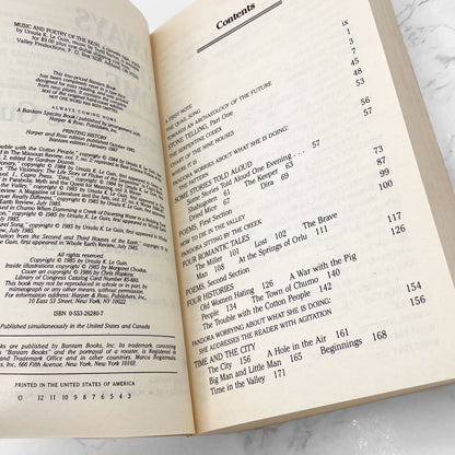 Always Coming Home by Ursula K. Le Guin [FIRST PAPERBACK EDITION] 1987 • Bantam