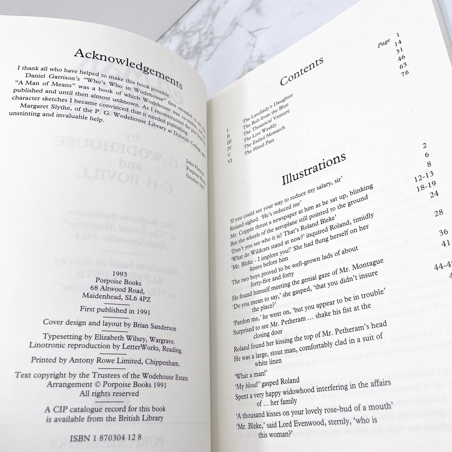 A Man of Means by P.G. Wodehouse & C.H. Bovill [U.K. TRADE PAPERBACK] 1991 • Porpoise Books