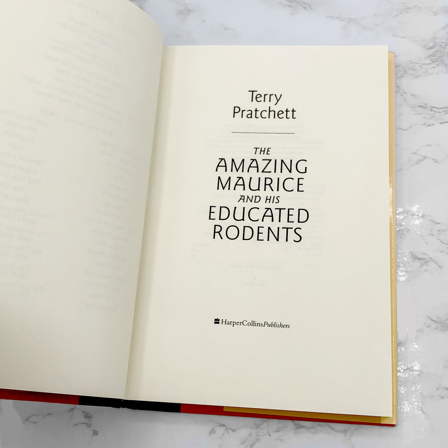 The Amazing Maurice & His Educated Rodents by Terry Pratchett [FIRST EDITION] 2001 • Discworld #28