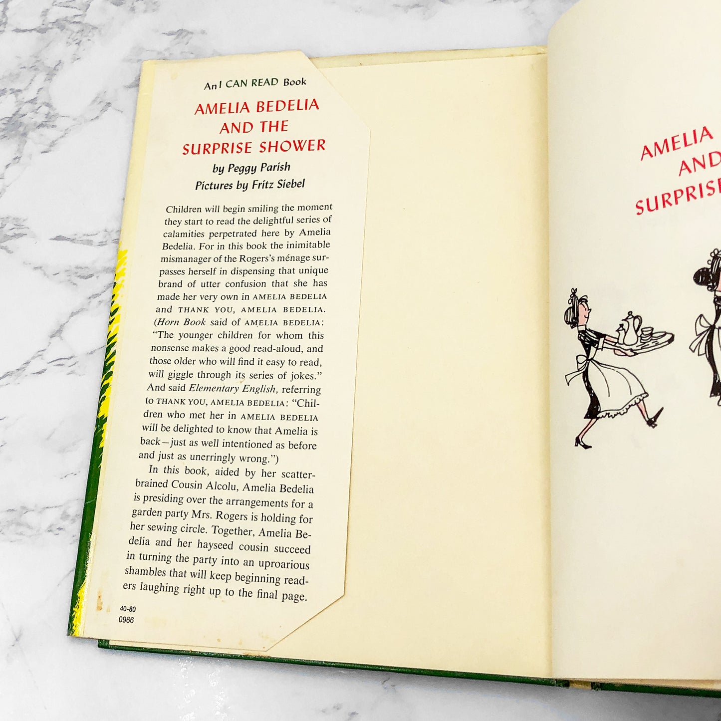 Amelia Bedelia & the Surprise Shower by Peggy Parish [FIRST EDITION] 1966 • Harper & Row *See Condition