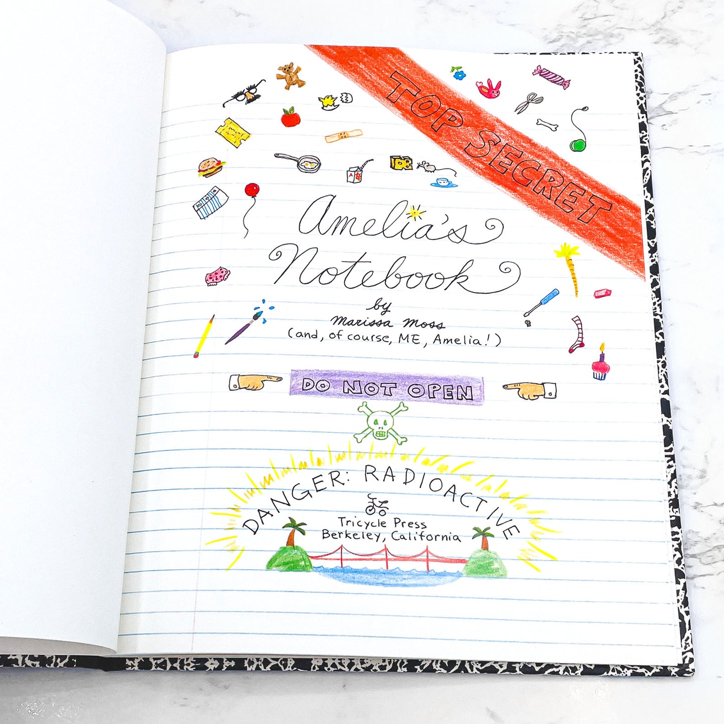 Amelia's Notebook by Marissa Moss [FIRST EDITION] 1995 • Tricycle Press