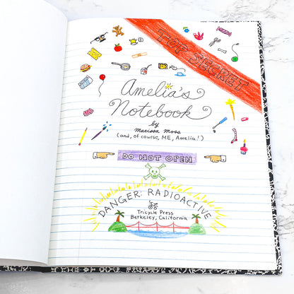 Amelia's Notebook by Marissa Moss [FIRST EDITION] 1995 • Tricycle Press