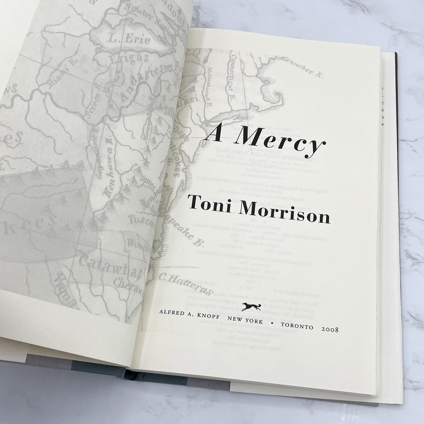 A Mercy by Toni Morrison [FIRST EDITION] 2008 • Knopf