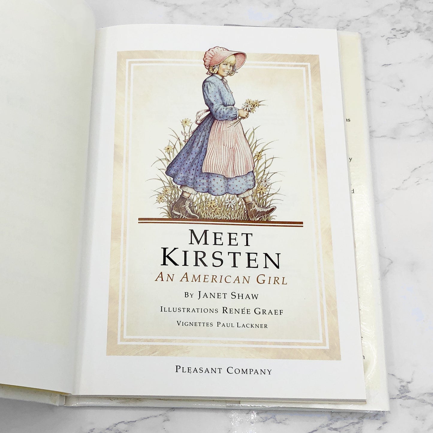 Meet Kirsten: An American Girl by Janet Beeler Shaw [FIRST EDITION] 1986 • Hardcover w/ DJ