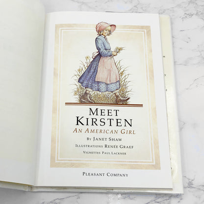 Meet Kirsten: An American Girl by Janet Beeler Shaw [FIRST EDITION] 1986 • Hardcover w/ DJ