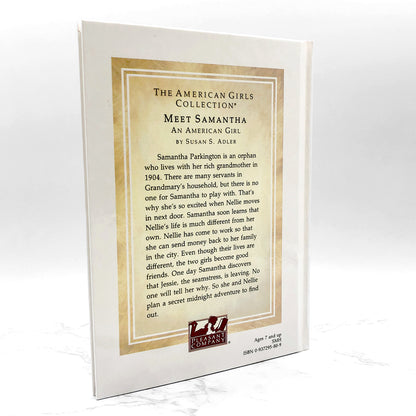 Meet Samantha: An American Girl [Book 1] by Susan S. Adler [FIRST EDITION] 1986 • Hardcover w/ DJ • Mint