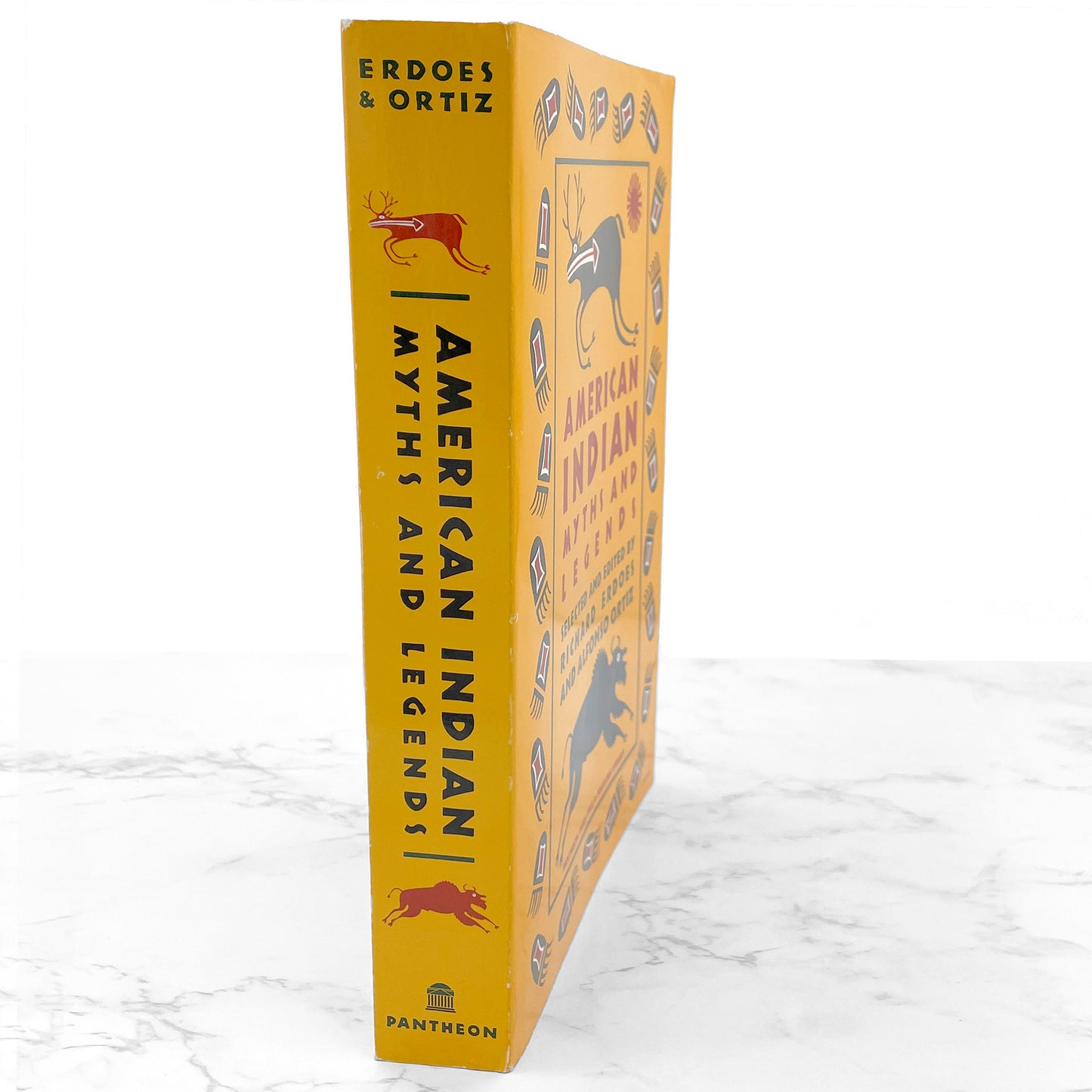 American Indian Myths and Legends edited by Richard Erdoes & Alfonso Ortiz [FIRST PAPERBACK EDITION] 1985 • Pantheon Fairy Tale & Folklore Library