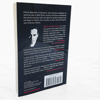 American Psycho by Bret Easton Ellis [TRADE PAPERBACK] 2006 • Vintage