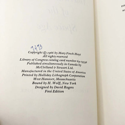 American Women of the Space Age by Mary Finch Hoyt [1966 HARDCOVER] • Atheneum