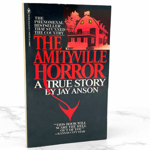 The Amityville Horror by Jay Anson [FIRST PAPERBACK EDITION] 1978 • Bantam