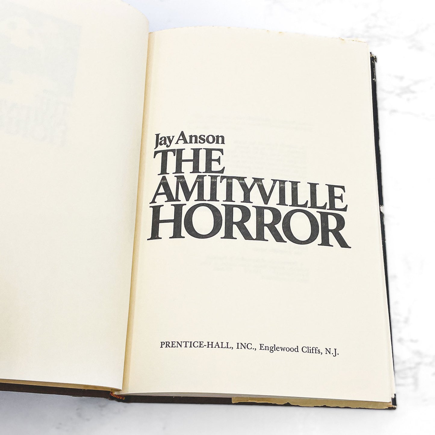 The Amityville Horror by Jay Anson [FIRST EDITION] 1977