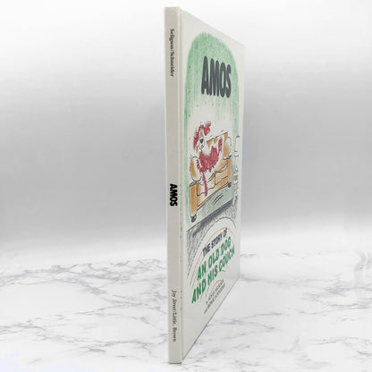 Amos: The Story of an Old Dog and His Couch by Susan Seligson & Howie Schneider [FIRST EDITION] 1987 • Little Brown & Co.