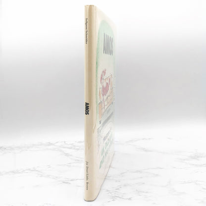 Amos: The Story of an Old Dog and His Couch by Susan Seligson & Howie Schneider [FIRST EDITION] 1987 • Little Brown & Co.