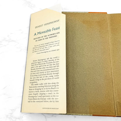 A Moveable Feast by Ernest Hemingway [FIRST EDITION • FIRST PRINTING] 1964 • Scribner