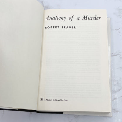 Anatomy of a Murder by Robert Traver [ANNIVERSARY EDITION HARDCOVER] 1983 • BOTM • St. Martin's