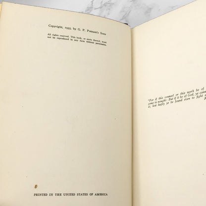A Natural Bridge To Cross by Eva Burton [FIRST EDITION] 1935 • G.P. Putnam's Sons  • Rare Antique Occultism