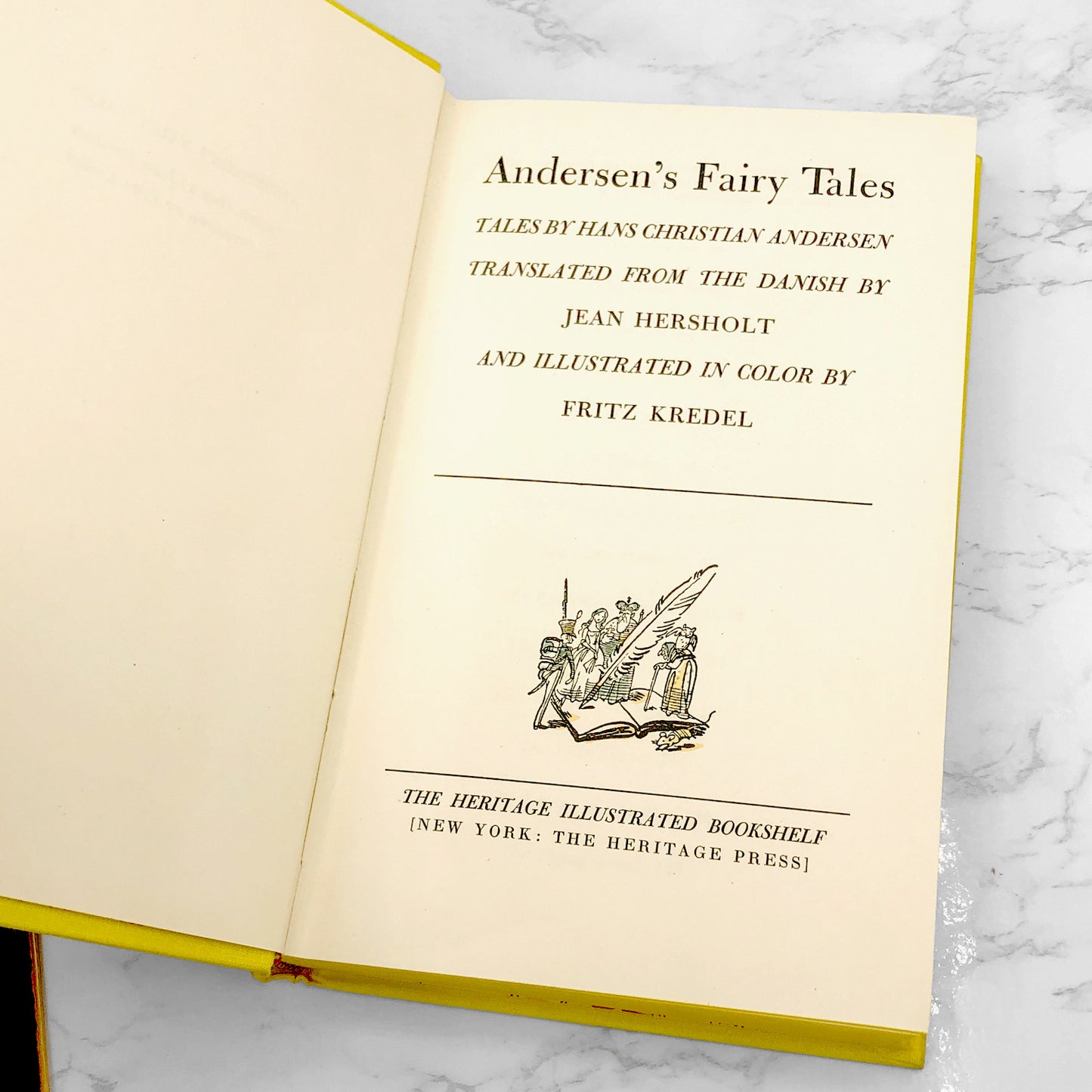 Andersen's Fairy Tales by Hans Christian Andersen [ILLUSTRATED HARDCOVER] 1942 • The Heritage Press