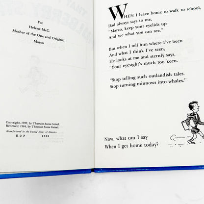 And to Think That I Saw It on Mulberry Street  Dr. Seuss [1964 HARDCOVER] BCE • Vanguard