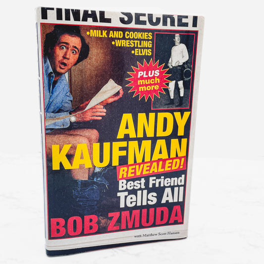 Andy Kaufman Revealed! Best Friend Tells All by Bob Zmuda [FIRST EDITION] 1999