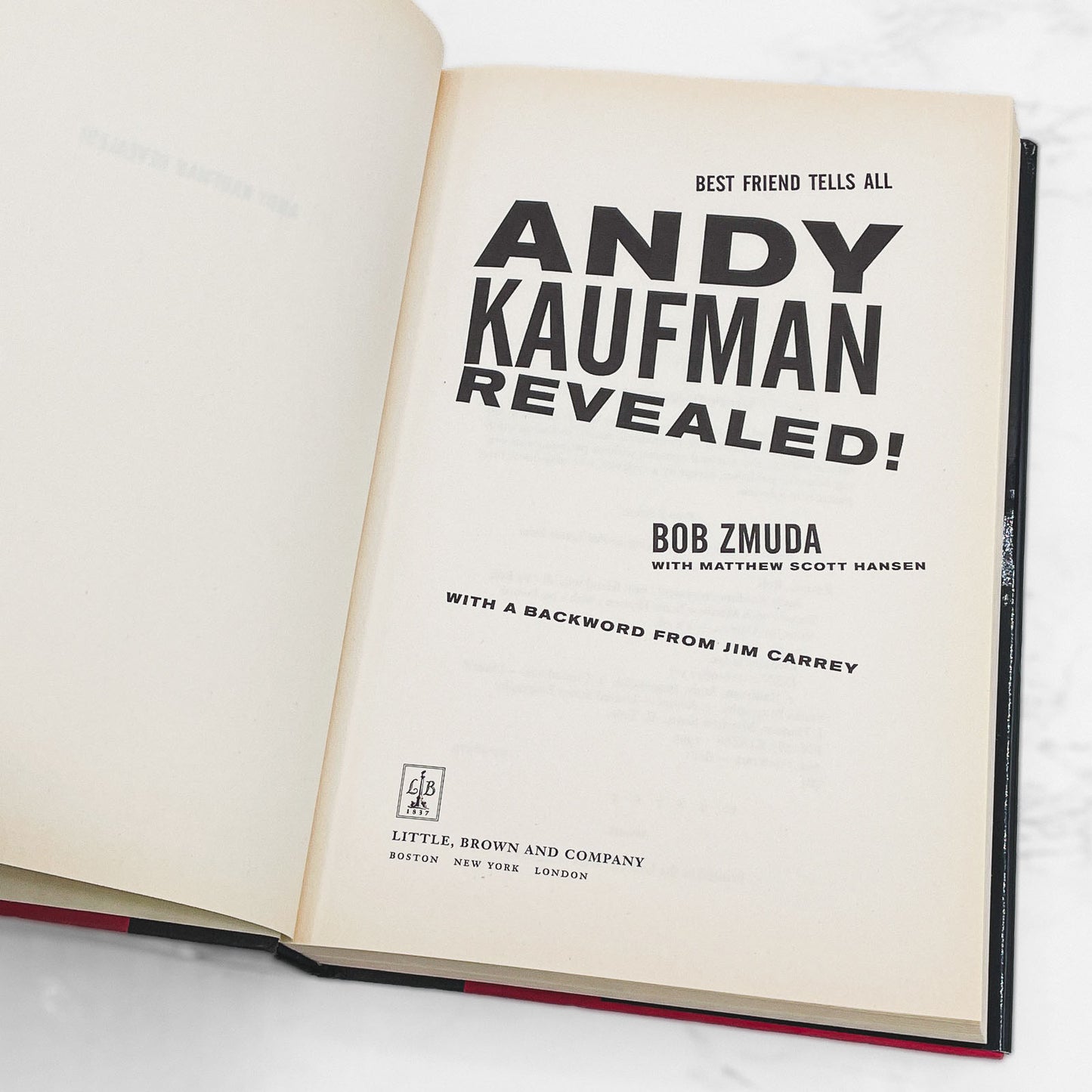 Andy Kaufman Revealed! Best Friend Tells All by Bob Zmuda [FIRST EDITION] 1999
