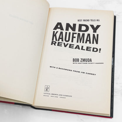 Andy Kaufman Revealed! Best Friend Tells All by Bob Zmuda [FIRST EDITION] 1999